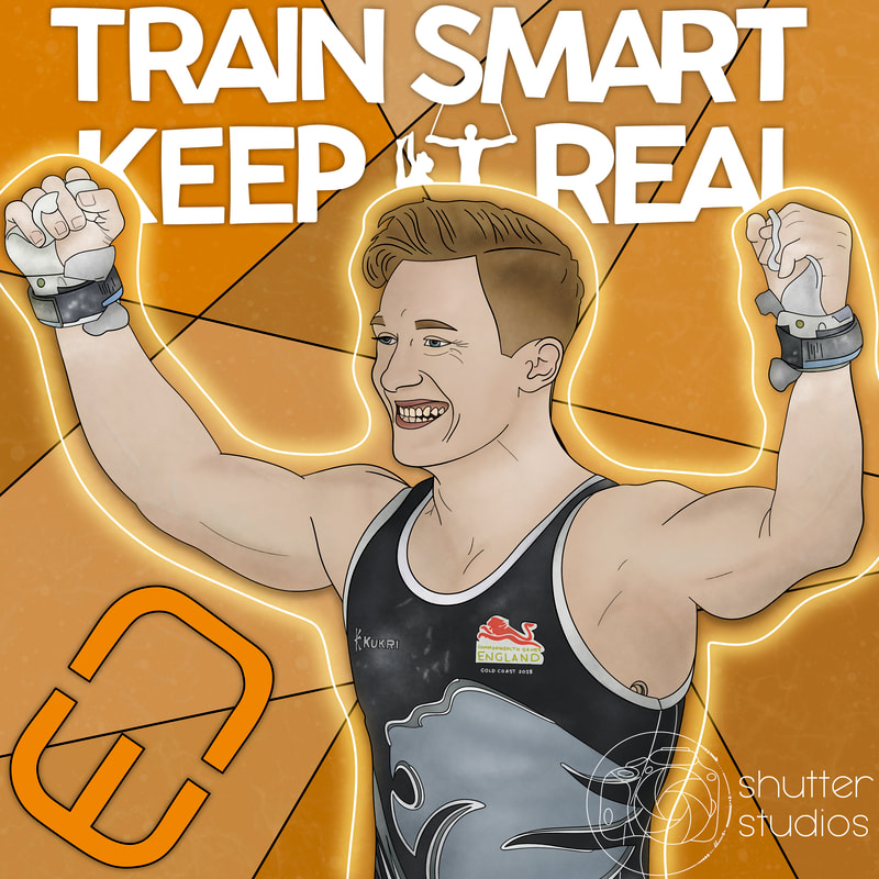 "Train Smart, Keep it Real" - Realistic Drawing of Nile Wilson, Olympic Gymnast and YouTube Star - Wilsonator Fan Art.
