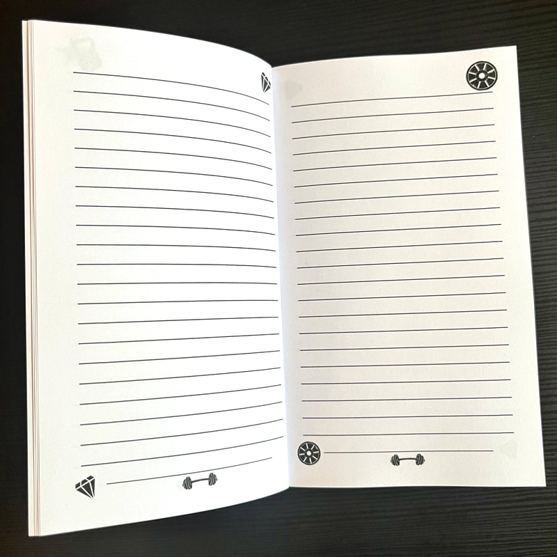 Inside Pages of This Is My Workout Journal - Fitness Goal Tracker
